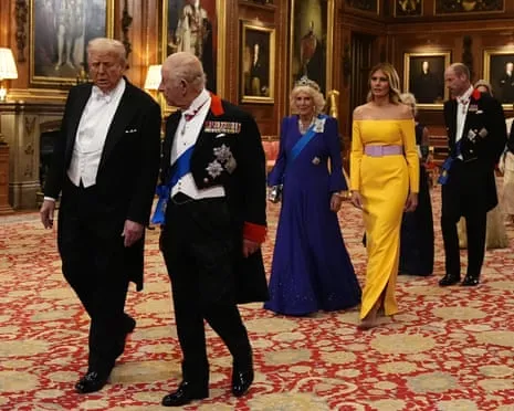 Royals Deploy Grand Welcome Amid Demonstrations; Kimmel Taken Off Air Due To Charlie Kirk Comments