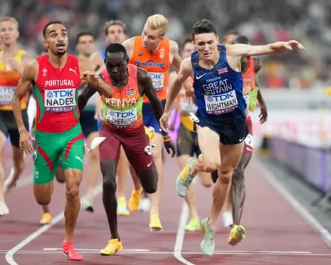 Great Britain's Wightman Denied Gold as Portugal's Isaac Nader Takes Stunning 1500m Win