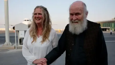 Son of UK Couple Held by Militant Group ‘Overjoyed’ as They Come Back to UK