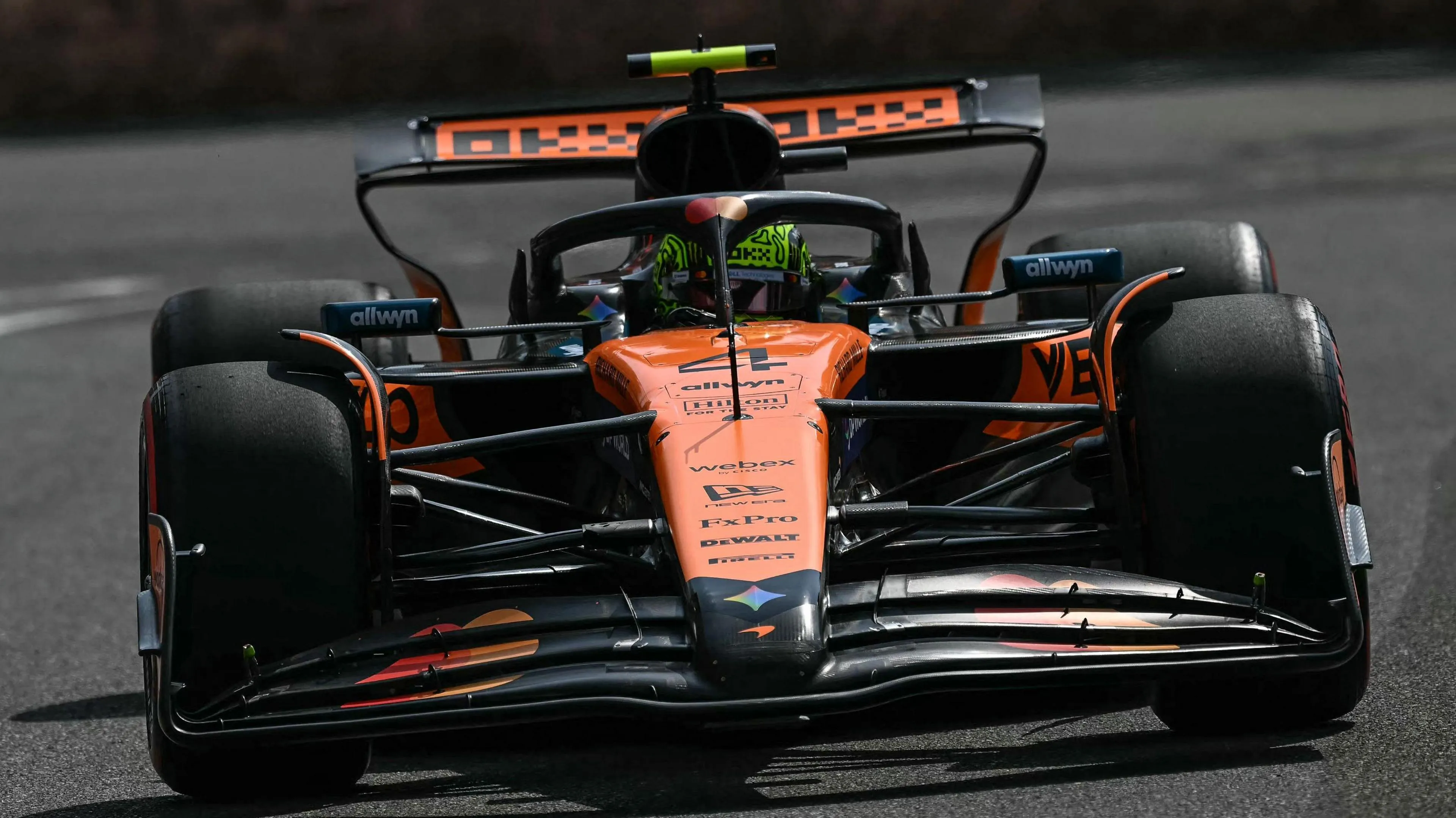 Lando Norris Tops Oscar Piastri in Azerbaijan FP1