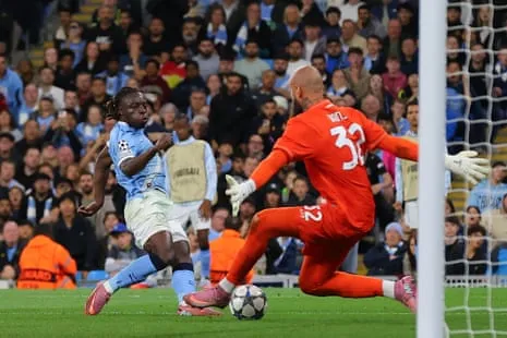 Jérémy Doku Decorates Manchester City's Win Against the Italian Side Following De Bruyne's Early Return Comeback