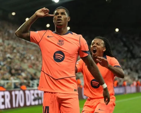 Forward ruins the Magpies' major occasion and claims: ‘I am evolving at Barça’