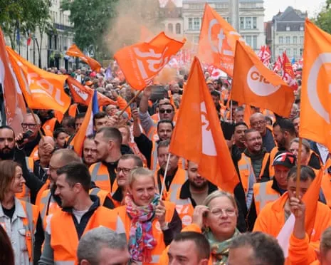 Countrywide Walkout Movement Sees Vast Numbers Protesting Across France